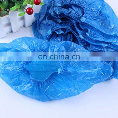 Disposable Plastic PE CPE Overshoe Wholesale Manufacturer Blue Color Waterproof Shoe Cover photo-4