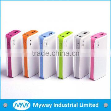 2015 Cheapest Colorful ABS Power Bank Sloar 5200mah for Iphone photo-2