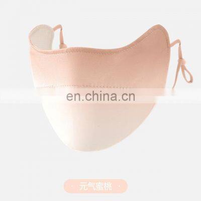 Ice Silk Sunscreen Maskes To Protect The Eye Corners Summer Outdoor Sunshade Half Face Cover Women photo-4