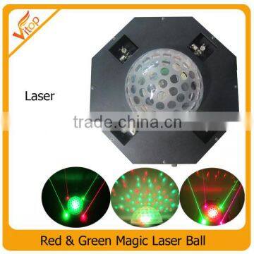 cheap Red Green magic laser light christmas dj disco light