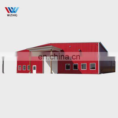 China Peb Steel Prefabricated Steel Structure Cow Poultry Farm Prefab Steel Structure Warehouse Plant Prices photo-2