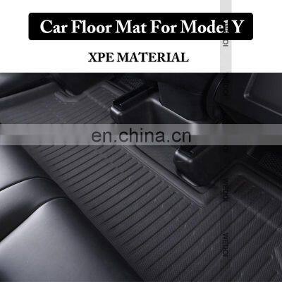 2022 XPE All Weather Car Mats for Tesla Model Y Customized 3D Car Floor Mat for 2022 Model Y Trunk Cargo Liners Car Accessories photo-3