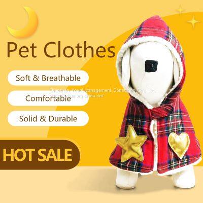 Hot Sale Christmas Pet Dress/ Christmas Red Dog Clothes/ Red Dog Skirt/ Family Pet Dress/