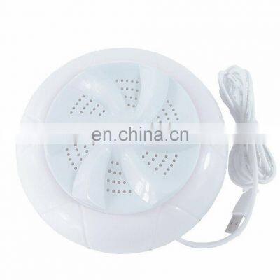 Mini 6W Portable Ultrasonic Turbo Washing Machine Personal Laundry Washer USB photo-4