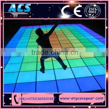 ACS amazing disco light led portable dance floors, hot sale led light dance floor stage light