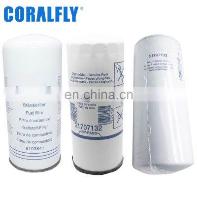 CORALFLY OEM ODM Truck Engine Diesel Fuel Filter 20972293 20430751 22480372 20998805 For Volvo Fuel Filter