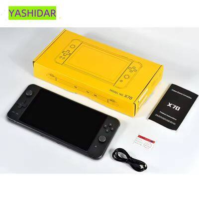 X70 Handheld Game Player 7 Inch Retro Game Console Handheld Game Console Classic Hd Tv Out Video Gaming Console photo-2