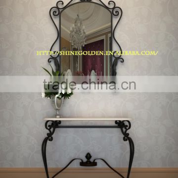 Handmade Home Decor Accessories Furniture Handmade Metal Mirror Dresser