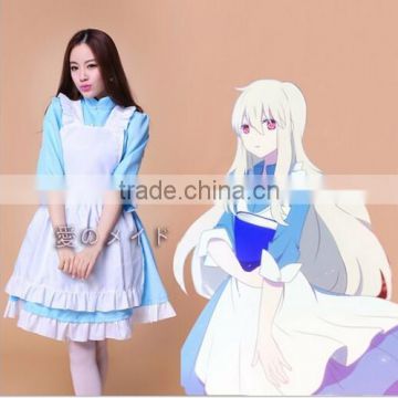 High Quality Lolita Girls Skirt Sexy Dress Lolita Maid Dress Kozakura Mari Cosplay Costume Halloween Costume Sexy Fancy Dress