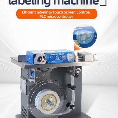 Altra 90 degree semi-automatic flat sticker corner box labeling machine