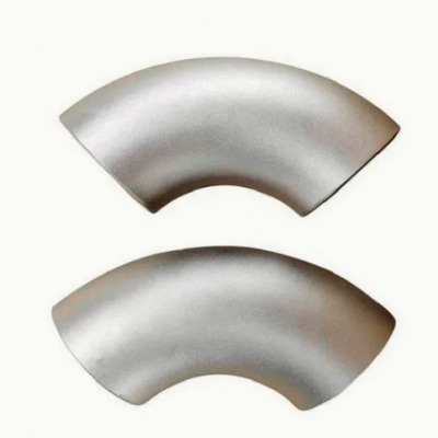 Raccord de tuyauterie en acier inoxydable soudé bout à bout Sch60 - Coude de 6 pouces