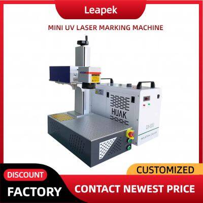 Desktop Mini UV Laser Marking Machine 3W 5W 10W 15W Laser Engraving Machine für Sonnenbrillen