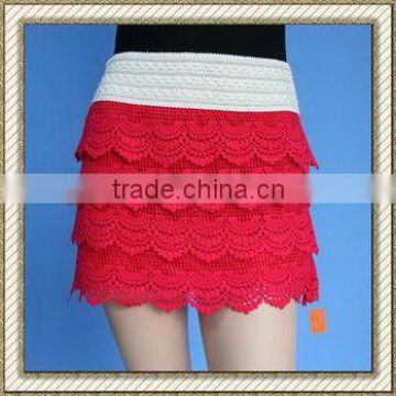 2013 hot sale lace skirts womens wholesale in China