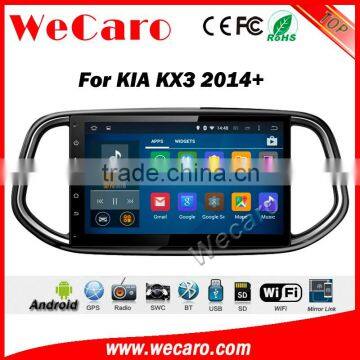 Wecaro WC-KK1073 10.2 inch android 4.4/5.1 car dvd player for kia kx3 2013 2014 2015 2016 With Wifi 3G GPS Radio RDS navigation