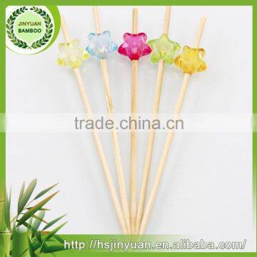 Top level high quality stylish bamboo twist fruit picks