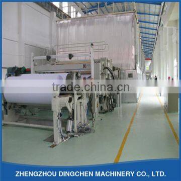 2400mm Fourdrinier Type 30tpd Cultural Writing Paper Making Machine Price