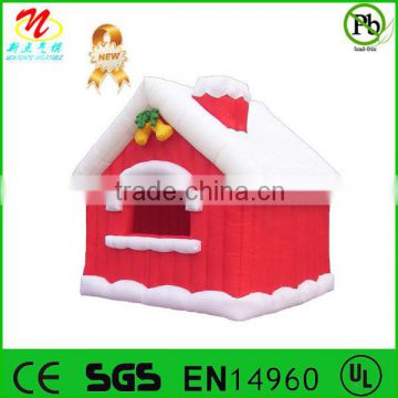 Christmas theme inflatable cartoon house christmas decoration house christmas safety cartoons