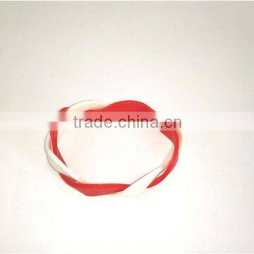Novetly Eco-friendly Rubber Bracelet Red Cross Silicone Wristband