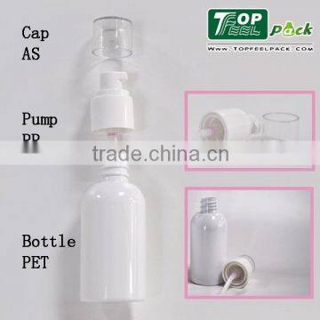 2015 Hot Sale Cosmetic Packaging 80ml 100ml 120ml Plastic Pump Bottle