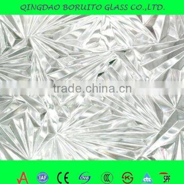 Clear Patterned Glass Block,190*190*80MM, China Glass Brick photo-6