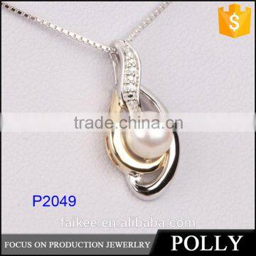 Pearl Pendant Design for Girl Silver Jewelry photo-3