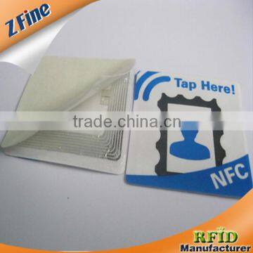 printable rfid nfc tag / label / sticker PET tag