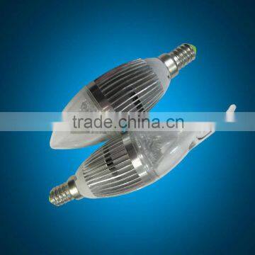 2013 hot sell Led candle bulb lamp, 3 years warranty