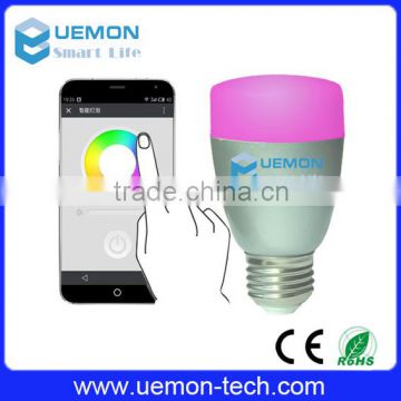 7W RGB wifi smart led light bulb E26 E27 international standard wifi led bulbs