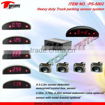 TOPFAME PS-5002 car parking sensor system with 0.4-5m sensor detection