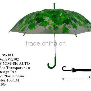 New Plastic Pvc Poe Environmental Protection Printing Umbrella photo-2