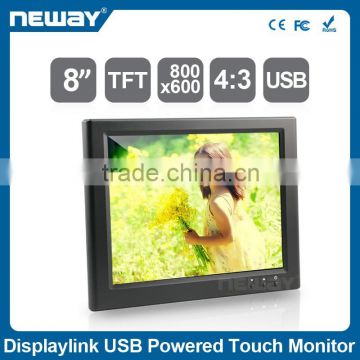 Picture Player 8" LCD USB Power Touch Screen Monitor