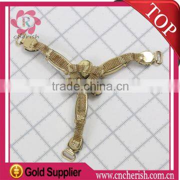 Fashion T Shape Arcylic Beads Rhinestone Shoe Decorationl Sandals Ornaments for Ladies photo-3