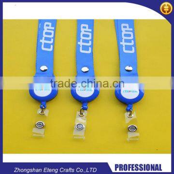 Wholesale custom printed neck lanyards with retractable badge reel holder