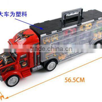Advanced Portable Alloy Car,simulation Alloy Trailers,alloy Toy Diecast Model Car With 8 Alloy Cars photo-3