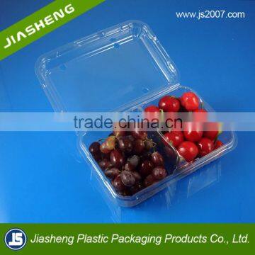 PET Disposable Blister Fruit Clamshell Packaging Punnet