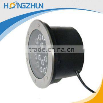 outdoor lighting rgb 18w round inground light stainless steel material