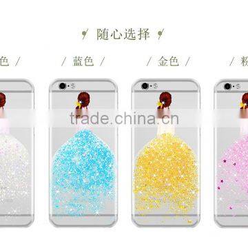 JOYROOM Olly Series Soft Clear TPU Flower Case for iphone 6s/6 Shine Diamond transparent back cover for iphone 6s/6