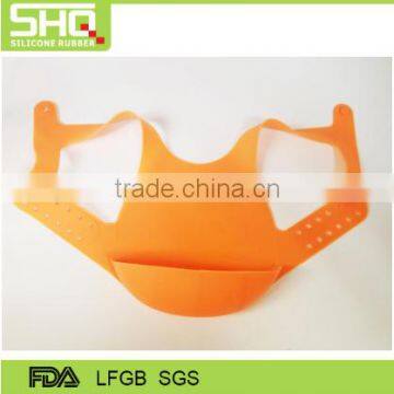 Customer Design Funny Soft Cute Waterproof Shq Silicone Baby Bib photo-4