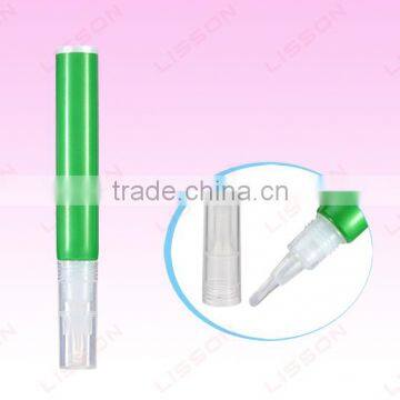 5ml to15ml Lip Stick Tube with Soft Flat Rubber Brush for Lip Gloss or Lip Color