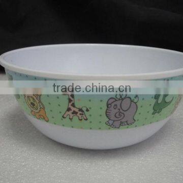 Cartoon printing melamine dinner bowl for children