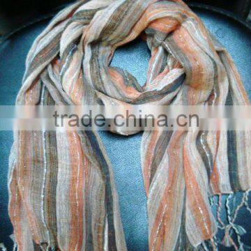 Cotton Lurex Scarves & Stoles