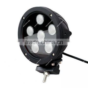 7" round Cree 60w work light led, off road led work light for car,SUV,Jeep,truck,4WD,heavy duty