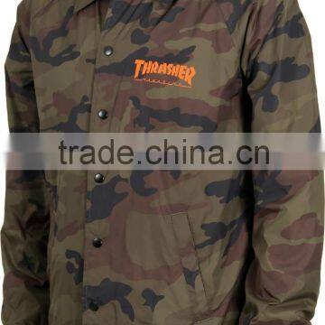Camouflage Coaches Jacket, Custom Camouflage Coaches Jacket, Camouflage Cheap Coaches Jacket photo-2