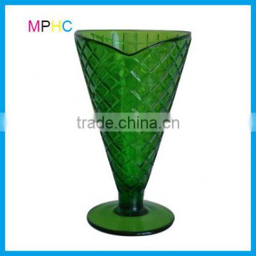 High Quality Plastic PS Pineapple pattern Dessert/Juice Serving Glass