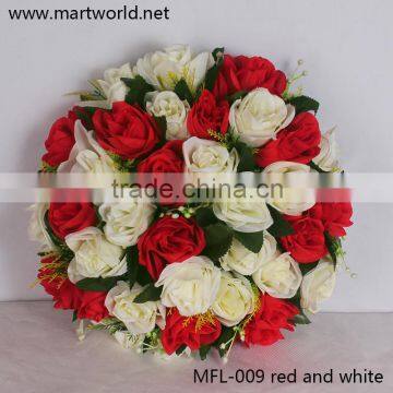 Mixed Color Melon Red and White Factory Price Artificial Wedding Flower for Wedding Decoration Wedding(MFL-009) photo-3