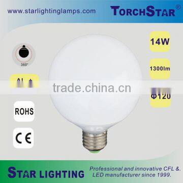 SMD2835 14W E27 base global LED G120 bulb
