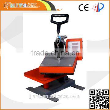 heat press machine can be used on the clothing and hat