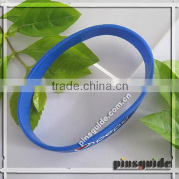 2014 New Arrival Customise Logo 3D PVC Wristbands For Promotion