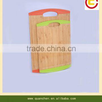 Custom Bamboo chopping board with silicone handle