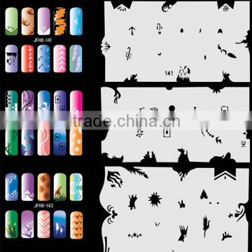 Airbrush Stencils For Nail Art Paint Air Brush Salon 320 Design (20 Sheets) Set No.8